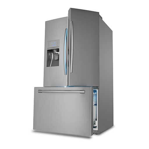 Beko BFBF3018SSIM 30" Counter Depth Bottom Mount Refrigerator Kitchen