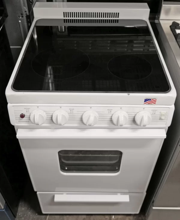 Premier EAS2X0OP 20" Electric Range with 4 Smoothtop Burners