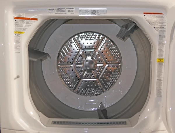 GE Spacemaker GUD27ESSMWW 27" Electric Laundry Center - Image 2