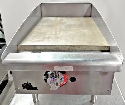 Star 615TF 15" Gas Griddle with Thermostatic Controls - 1" Steel Plate